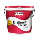 Vopsea lavabila de interior mata cu particule de portelan KRAFT Brilliant 15L